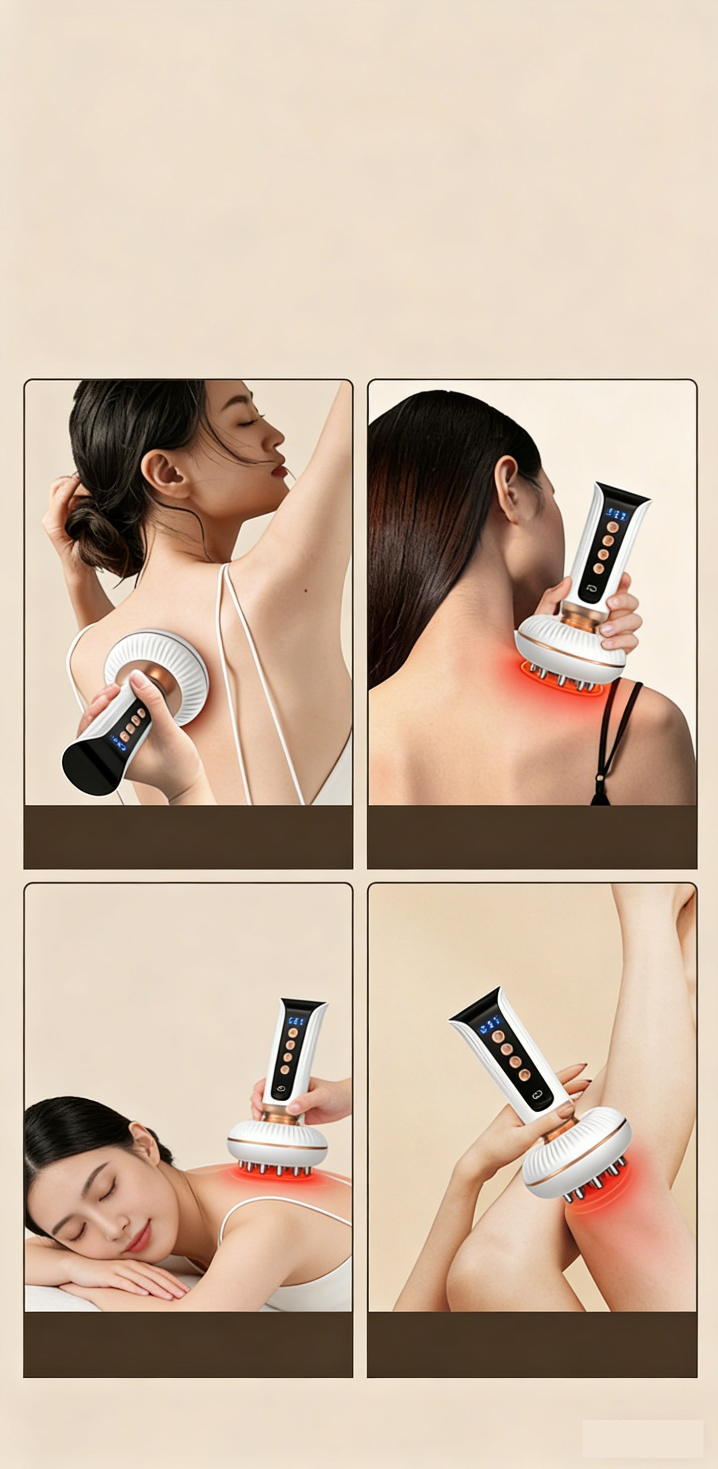 Microcurrent Heated Facial Massage Brush