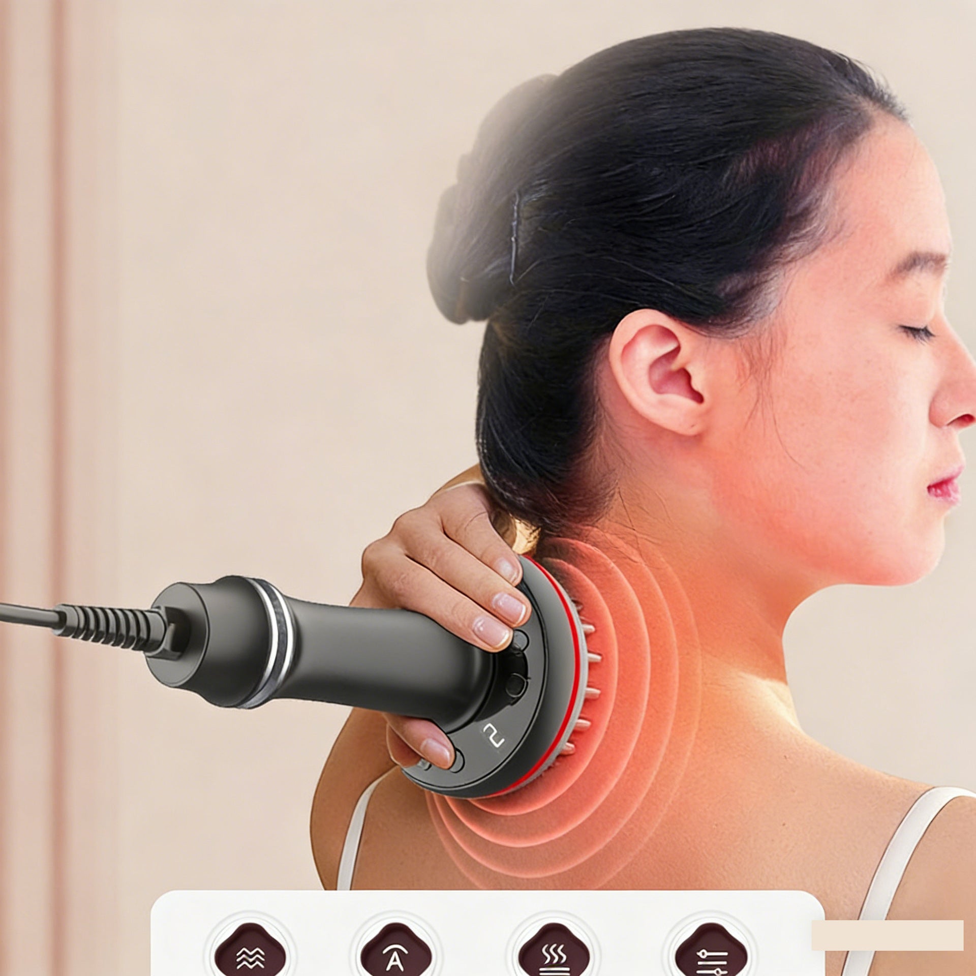 Microcurrent Heated Facial Massage Brush