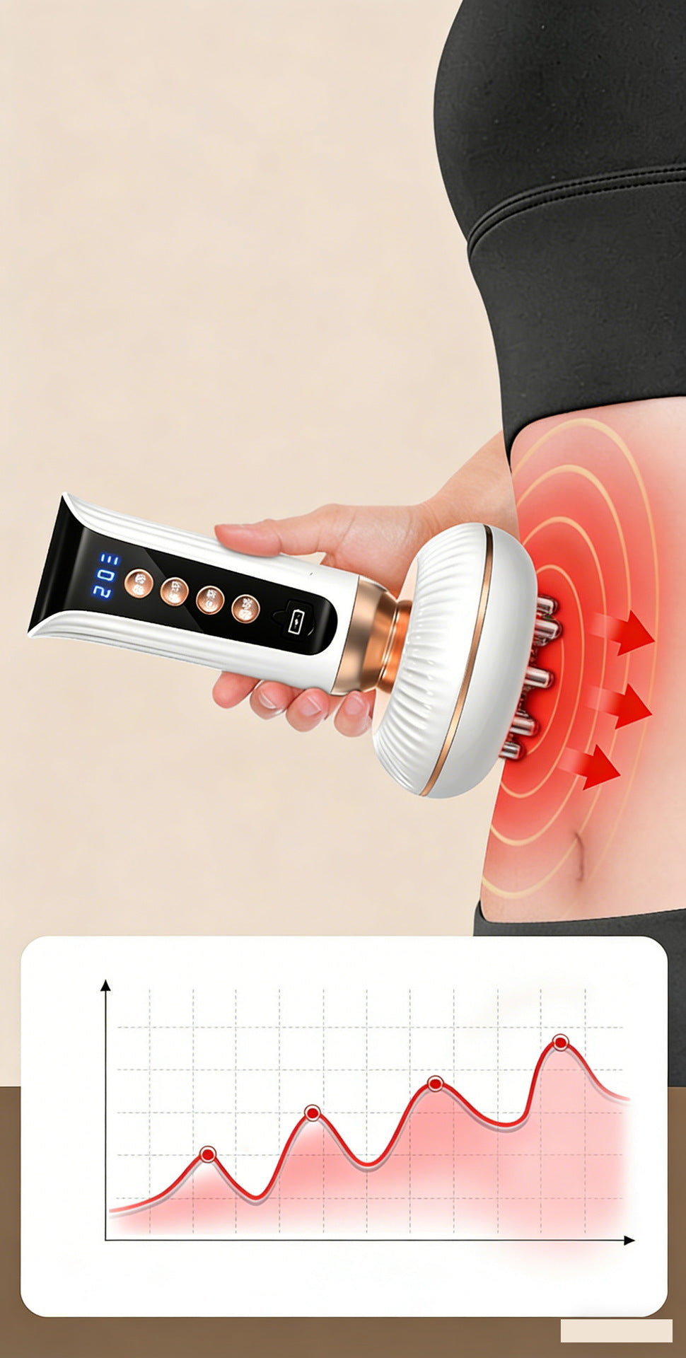Microcurrent Heated Facial Massage Brush