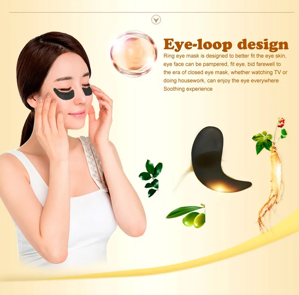 Gold Collagen Crystal Eye Mask – 10 Pairs Anti-Aging Patches