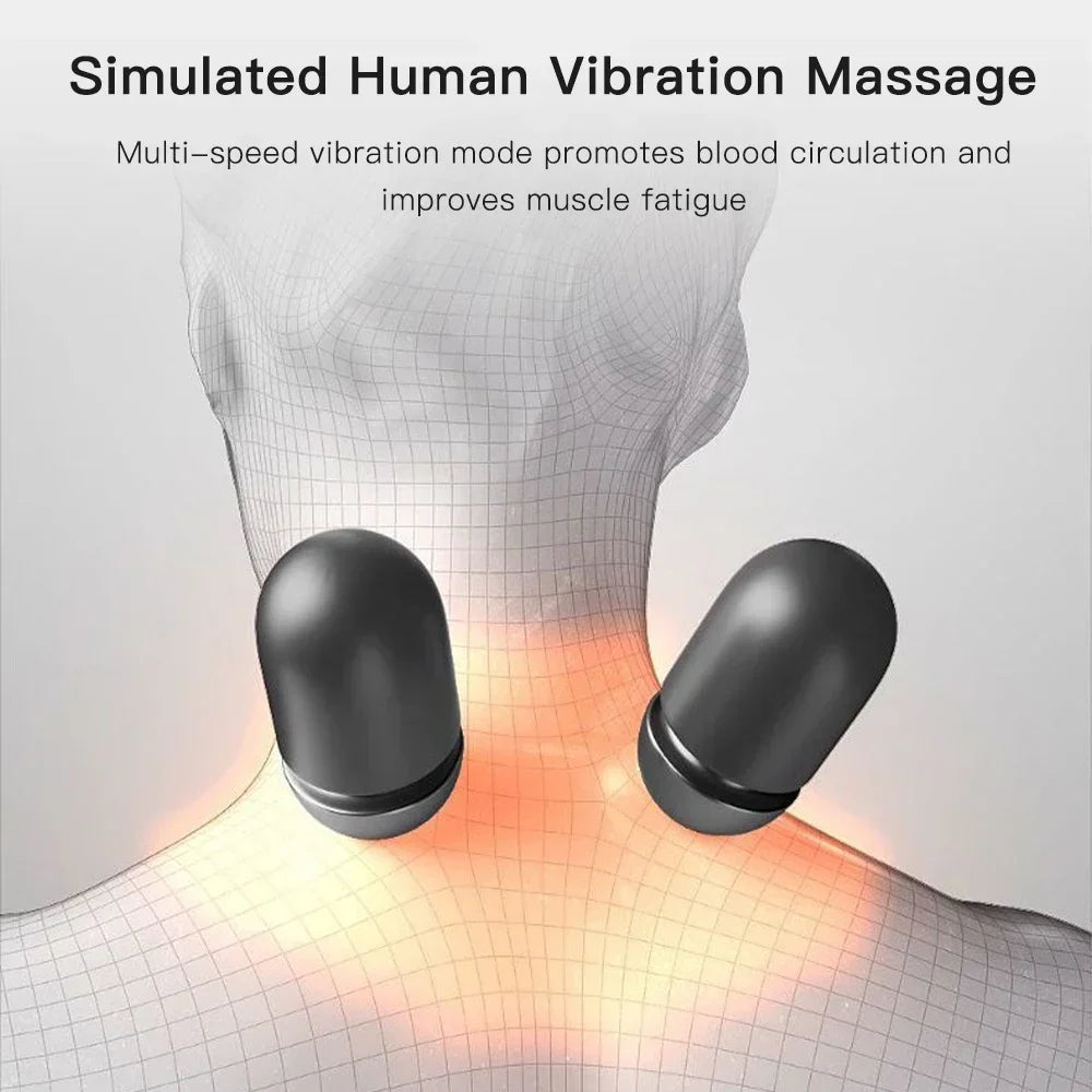 Cervical Neck Traction Pillow – Heated Massage &amp; Stretch