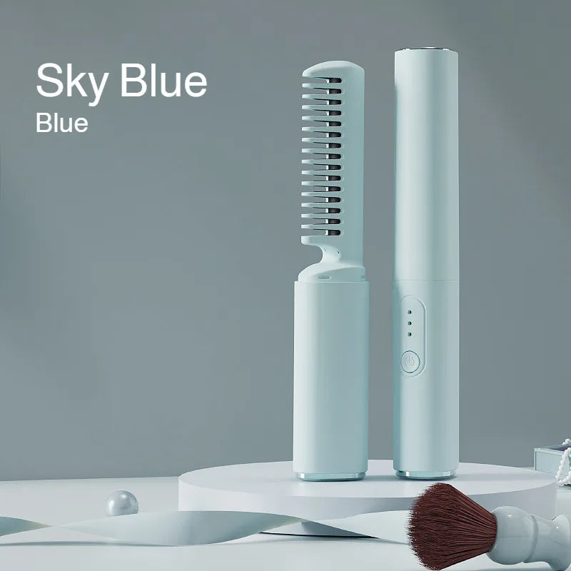Wireless 2-in-1 Curl & Straighten Iron