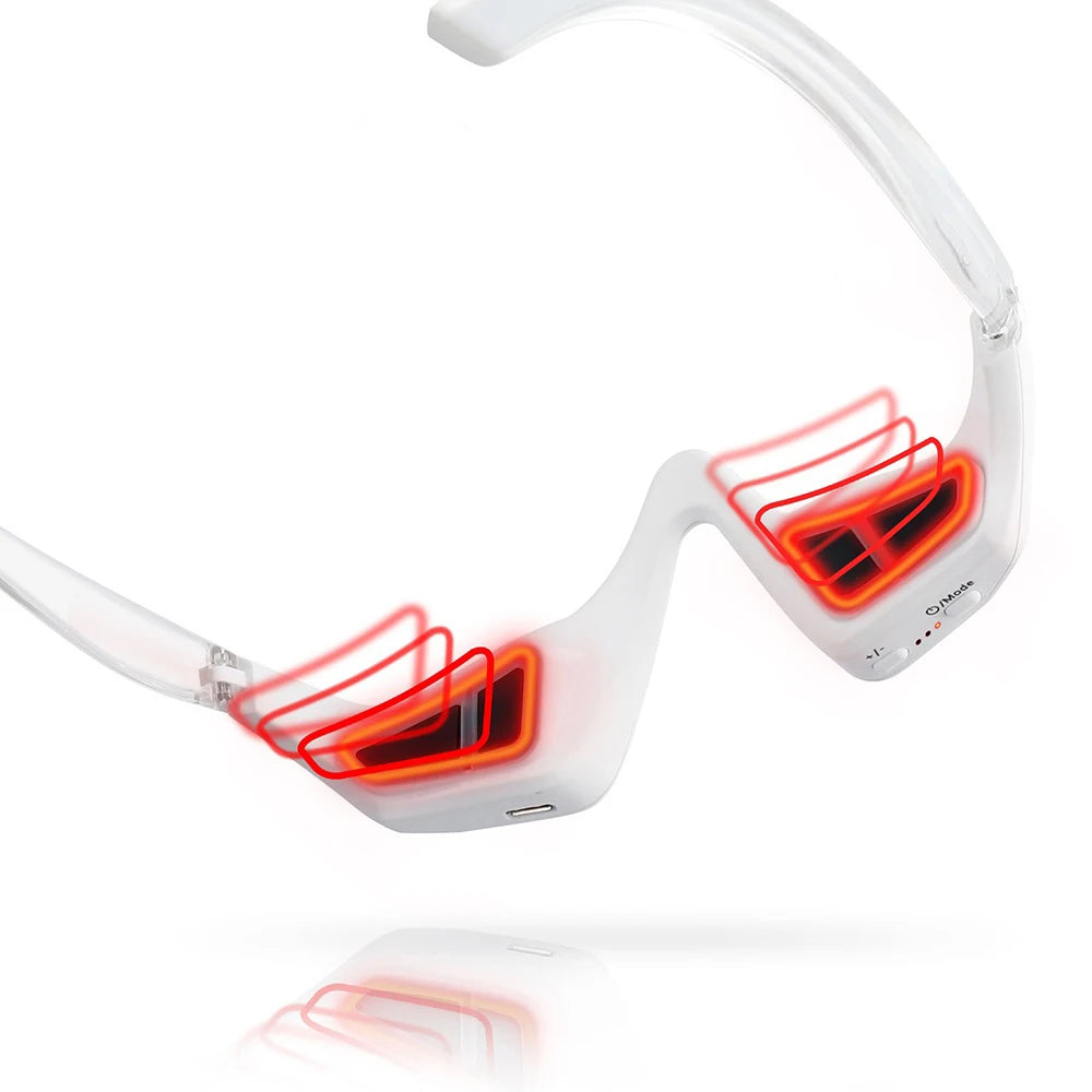3D Eye Massager – Warming Vibration Therapy for Puffiness & Dark Circles