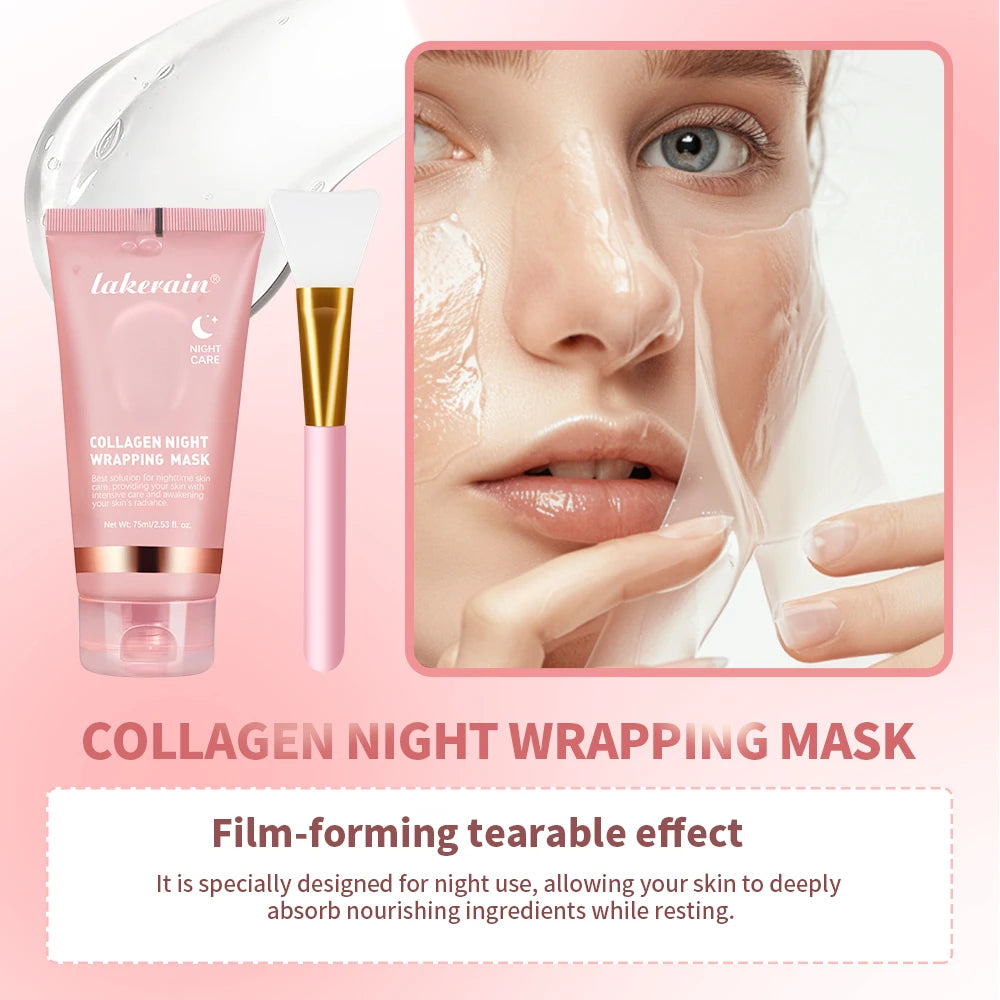 Collagen Face Mask &amp; Brush Set
