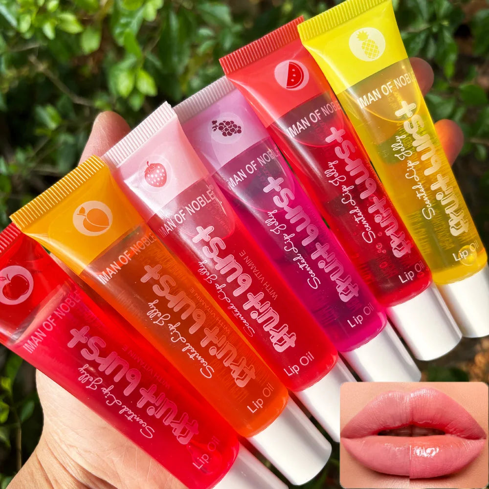 Fruity Glossy Lip Gloss Set – 6-Piece Hydrating Collection