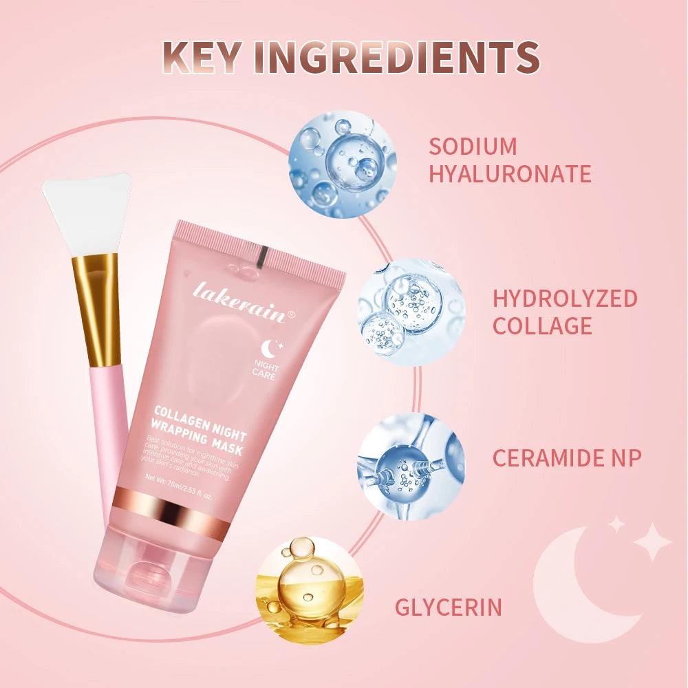 Collagen Face Mask &amp; Brush Set