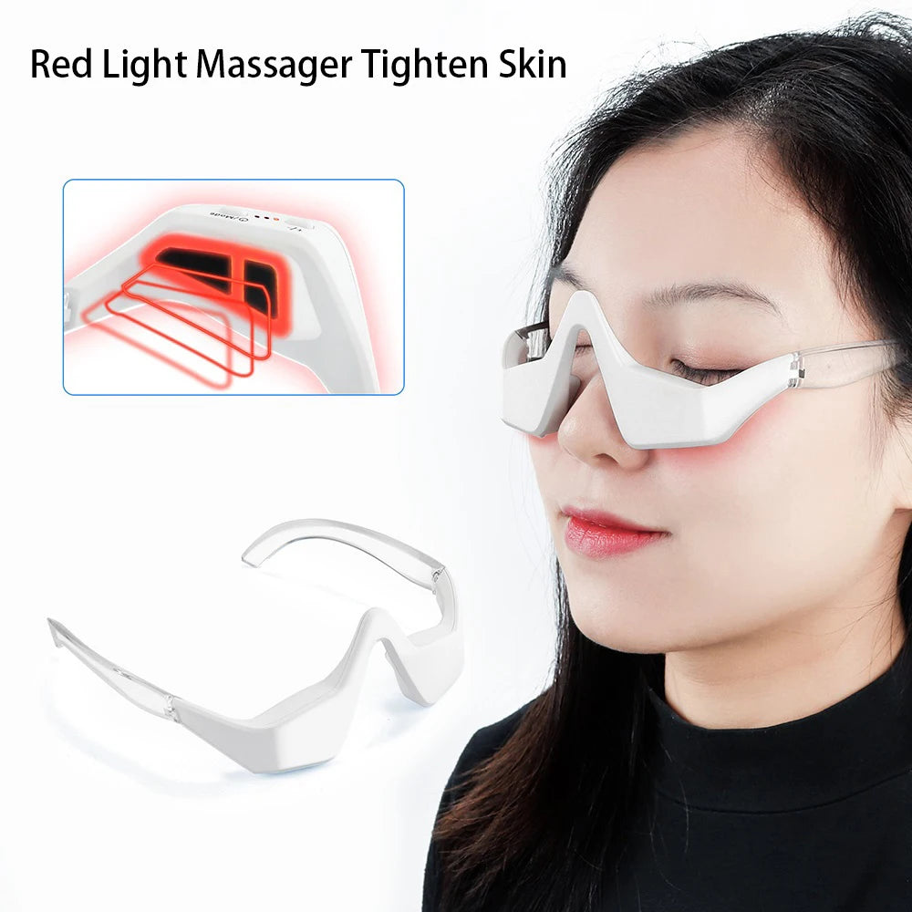 3D Eye Massager – Warming Vibration Therapy for Puffiness & Dark Circles