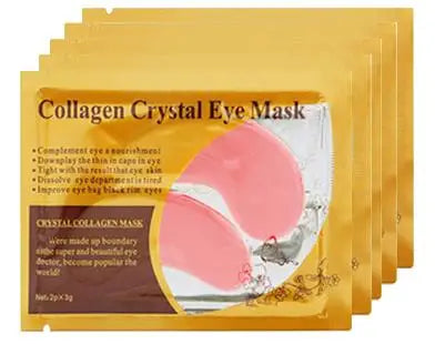 Gold Collagen Crystal Eye Mask – 10 Pairs Anti-Aging Patches