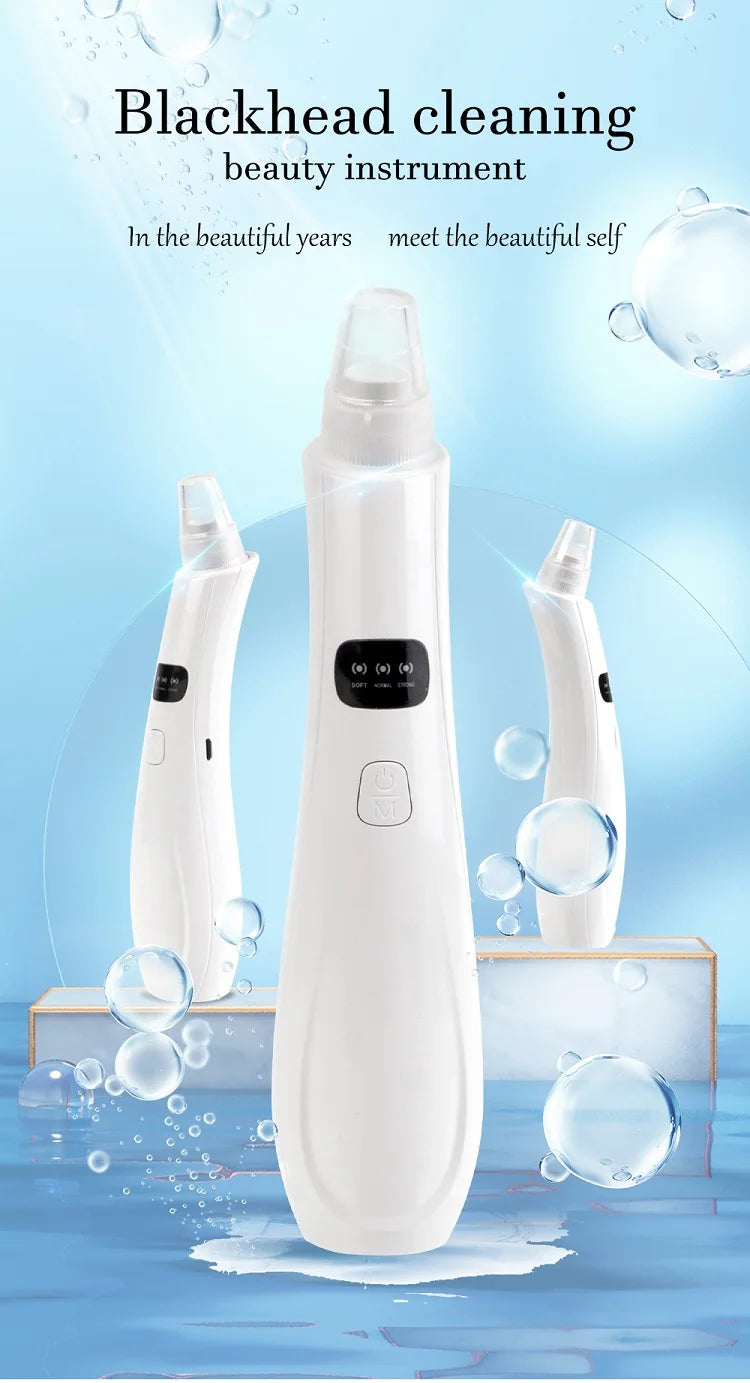 3-Mode Facial Pore Vacuum – Blackhead & Dead Skin Remover
