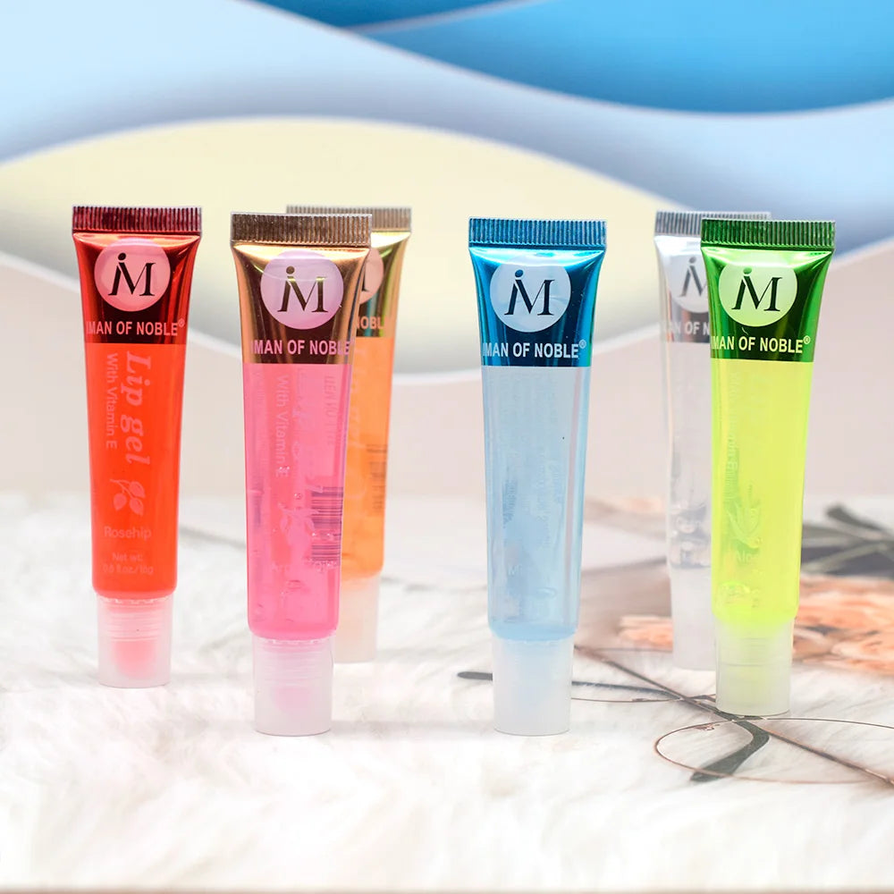 Fruity Glossy Lip Gloss Set – 6-Piece Hydrating Collection