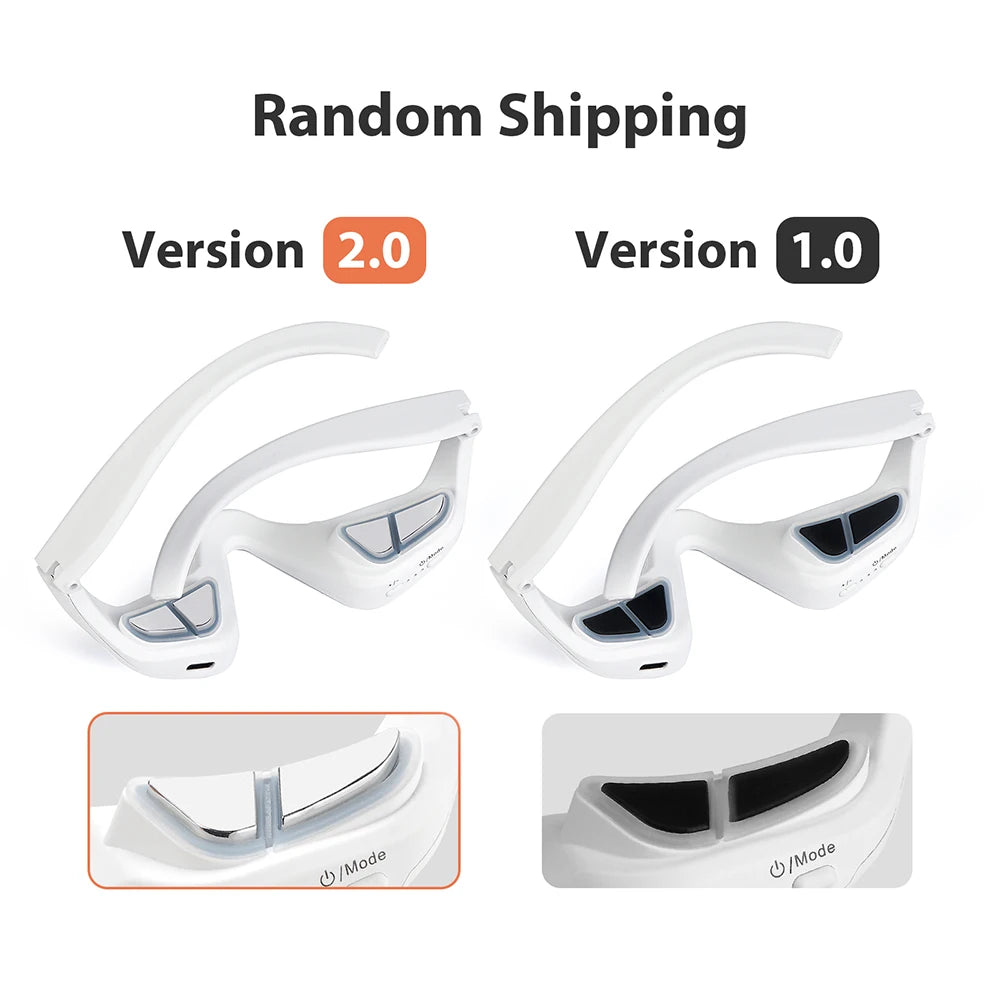 3D Eye Massager – Warming Vibration Therapy for Puffiness & Dark Circles