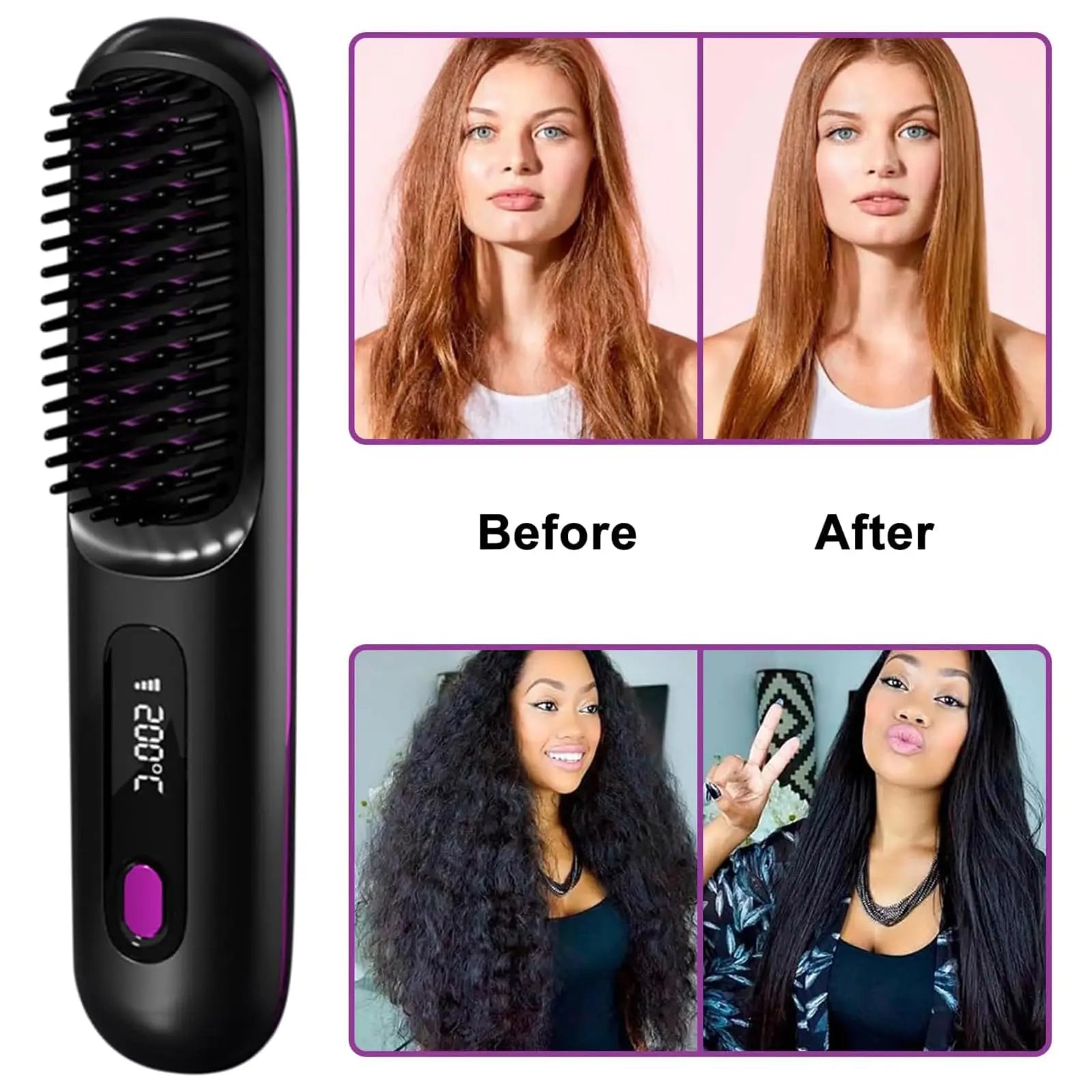 Glide Pro Cordless Straightening Brush