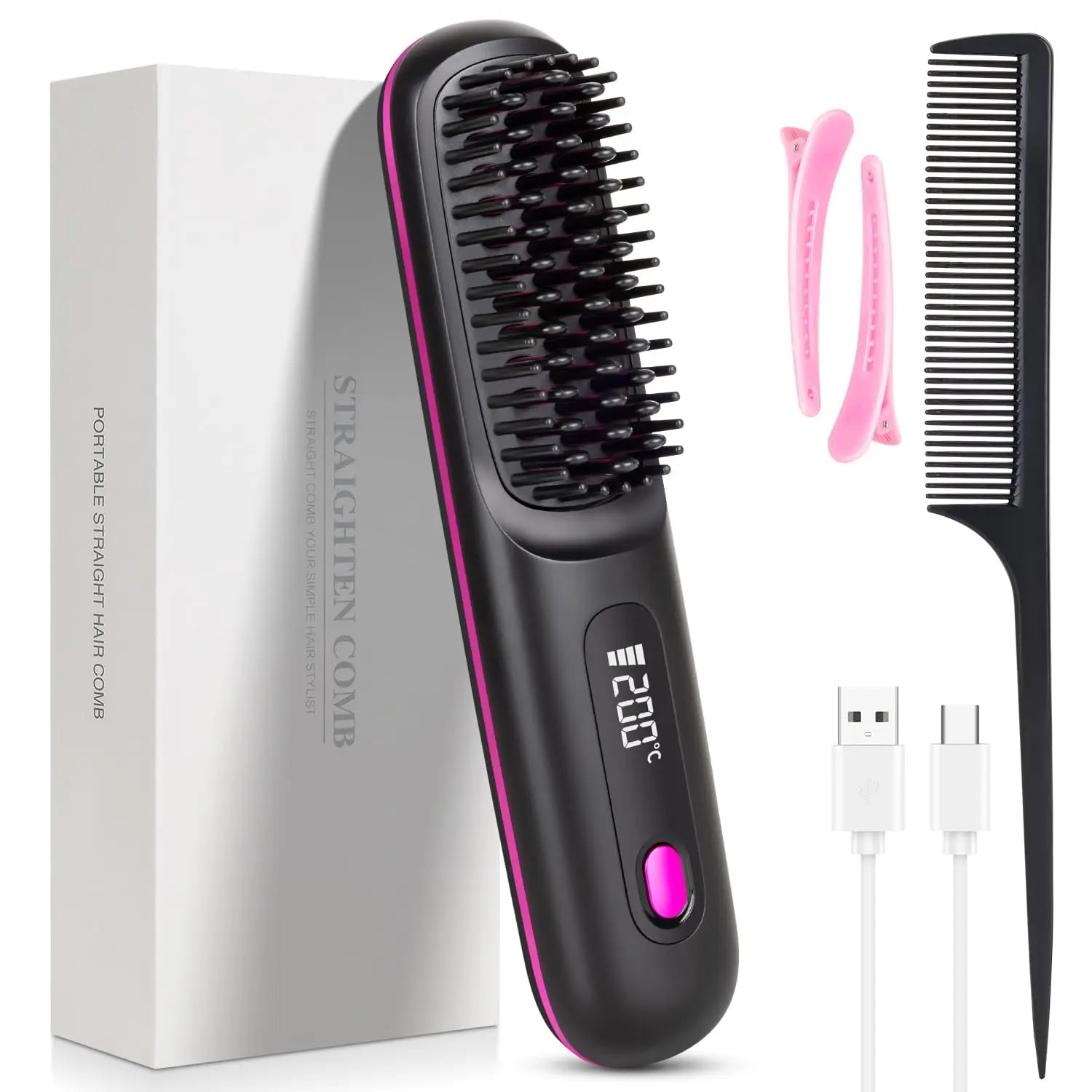 Glide Pro Cordless Straightening Brush
