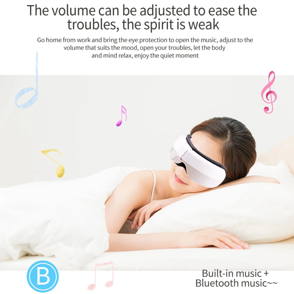 Vibration Eye Massager – Bluetooth Music Compression Eye Care