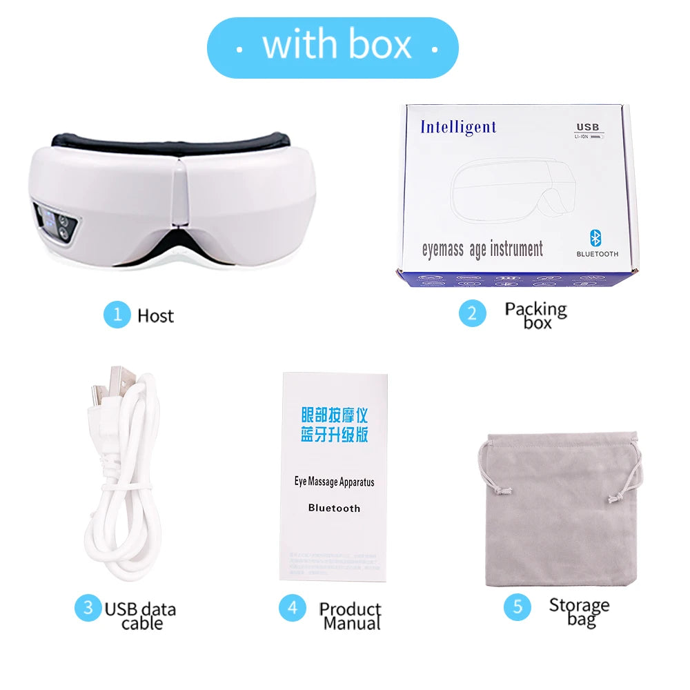 Vibration Eye Massager – Bluetooth Music Compression Eye Care