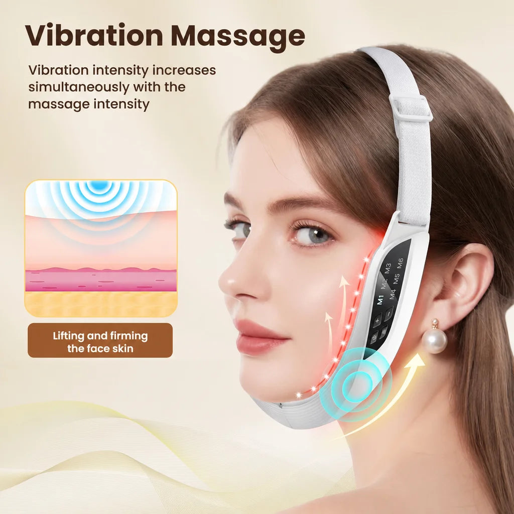 Electric V-Face Lifting Massager – 6 Modes, 8 Intensity Levels