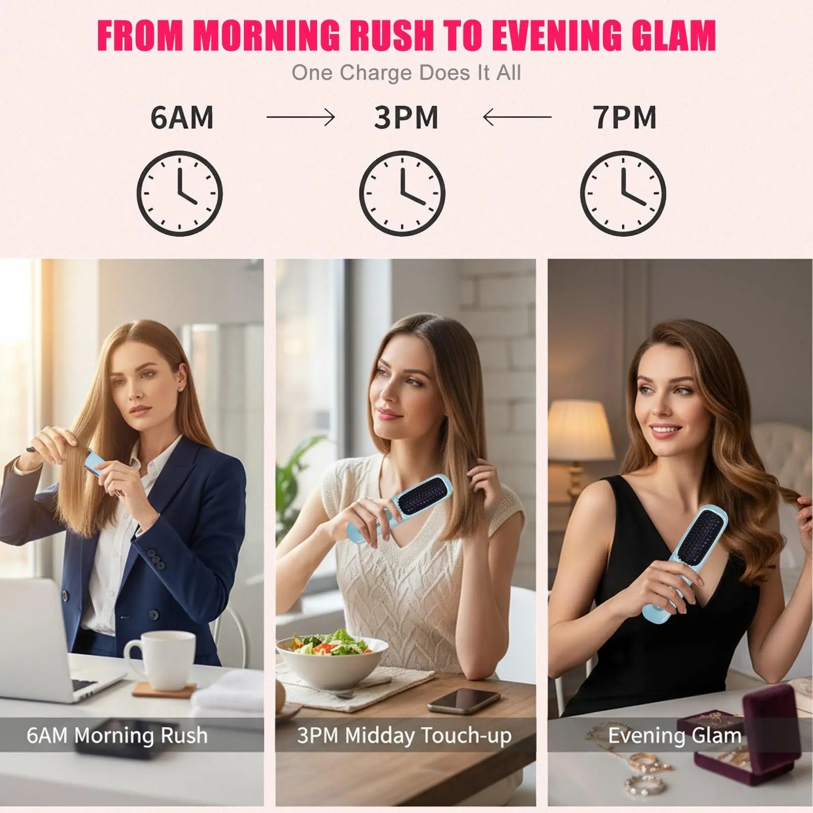 Glide Pro Cordless Straightening Brush