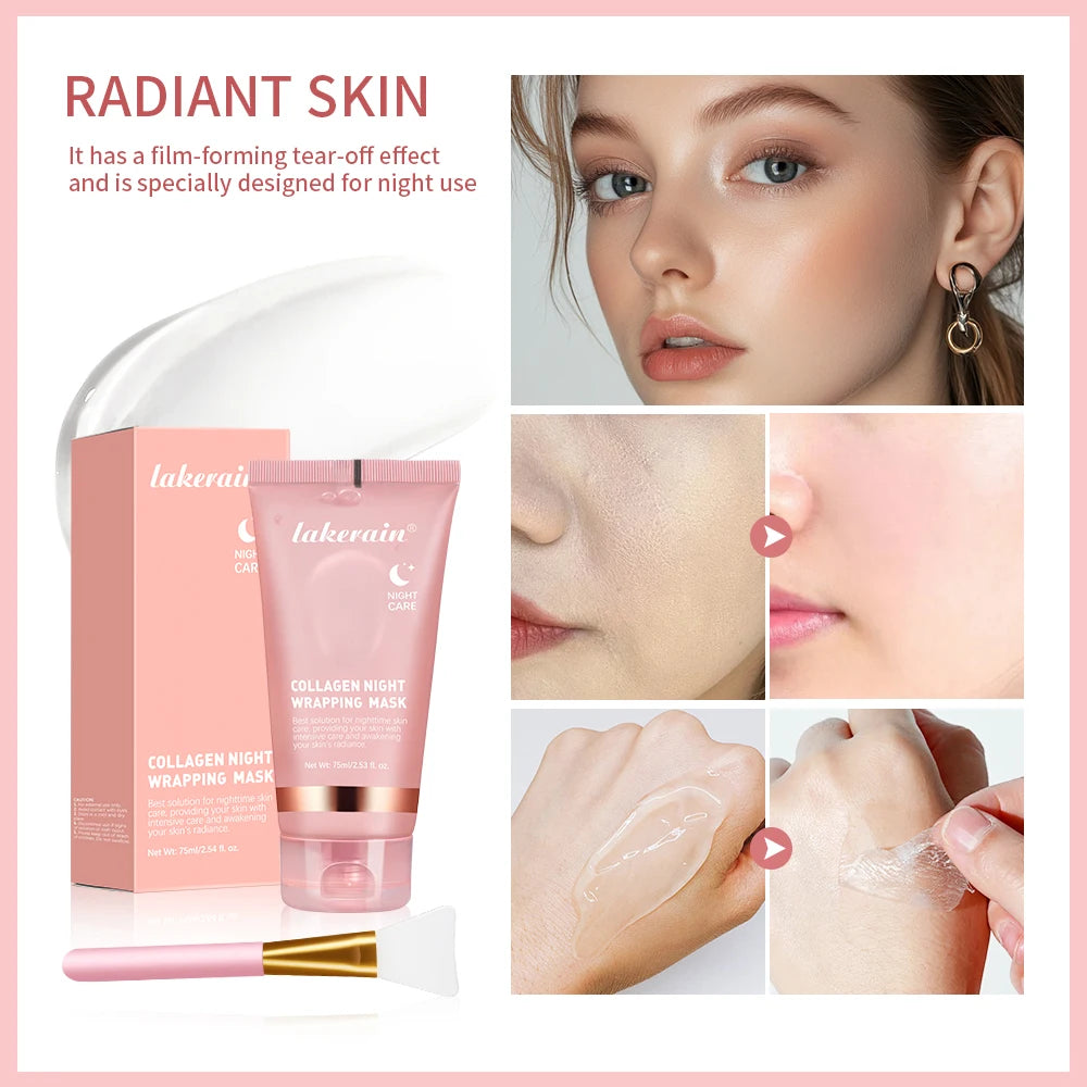 Collagen Face Mask &amp; Brush Set