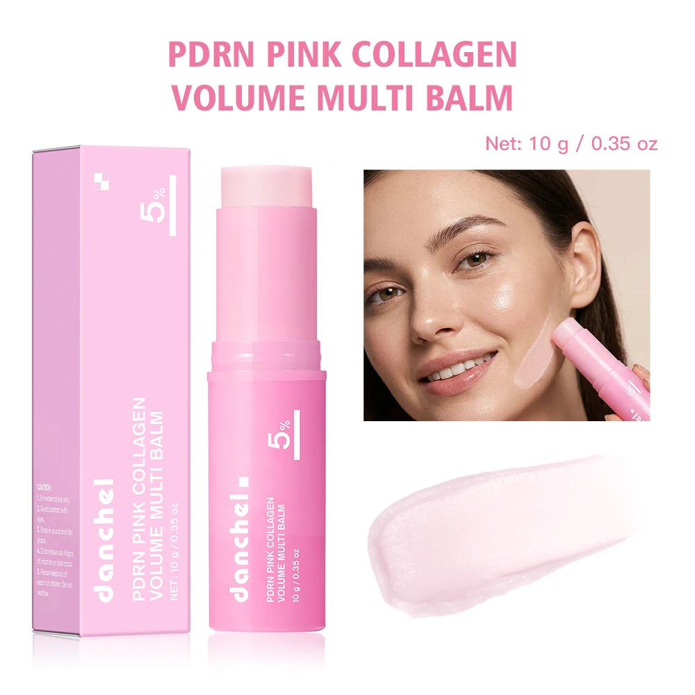 PDRN Pink Collagen Volume Balm Stick – Anti-Aging Multi-Use Stick