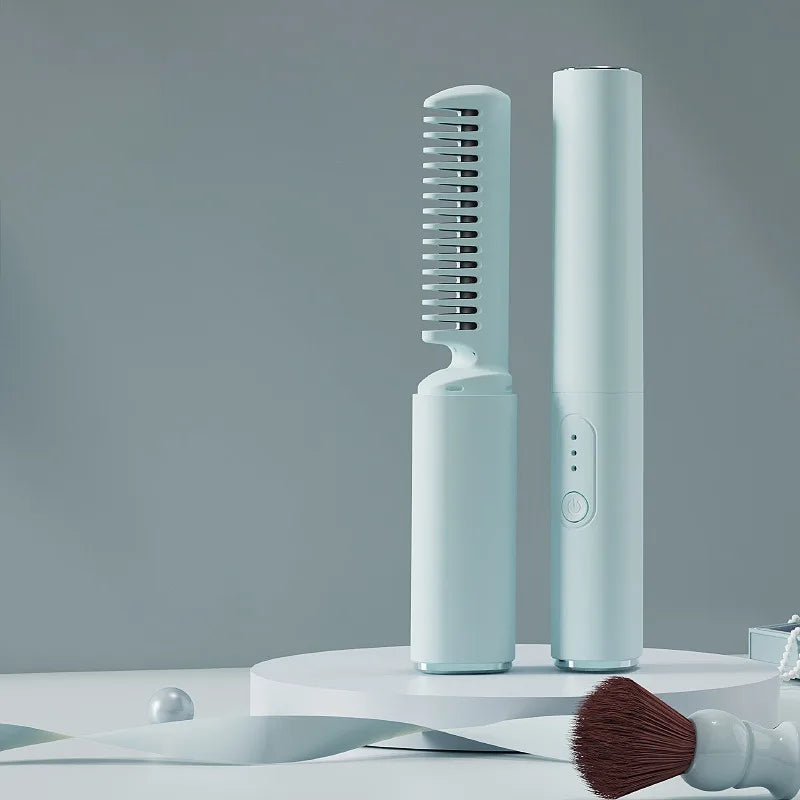Wireless 2-in-1 Curl & Straighten Iron
