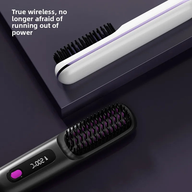 Wireless Ionic Straightening Comb – Cordless &amp; Portable