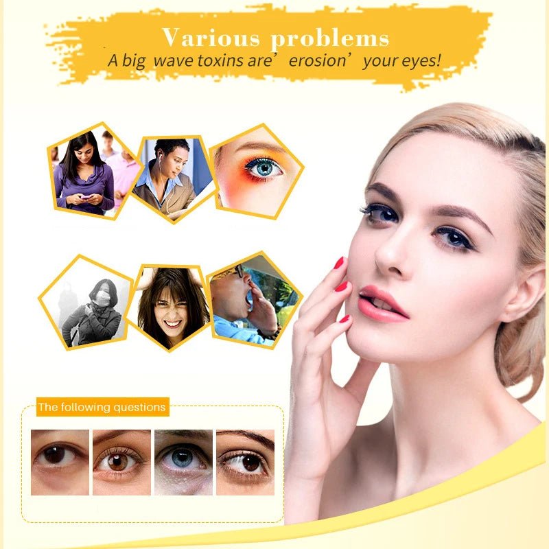 Gold Collagen Crystal Eye Mask – 10 Pairs Anti-Aging Patches