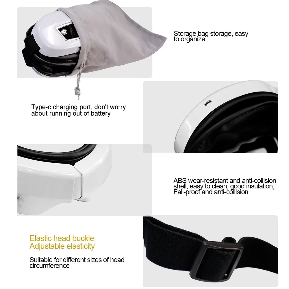 Vibration Eye Massager – Bluetooth Music Compression Eye Care