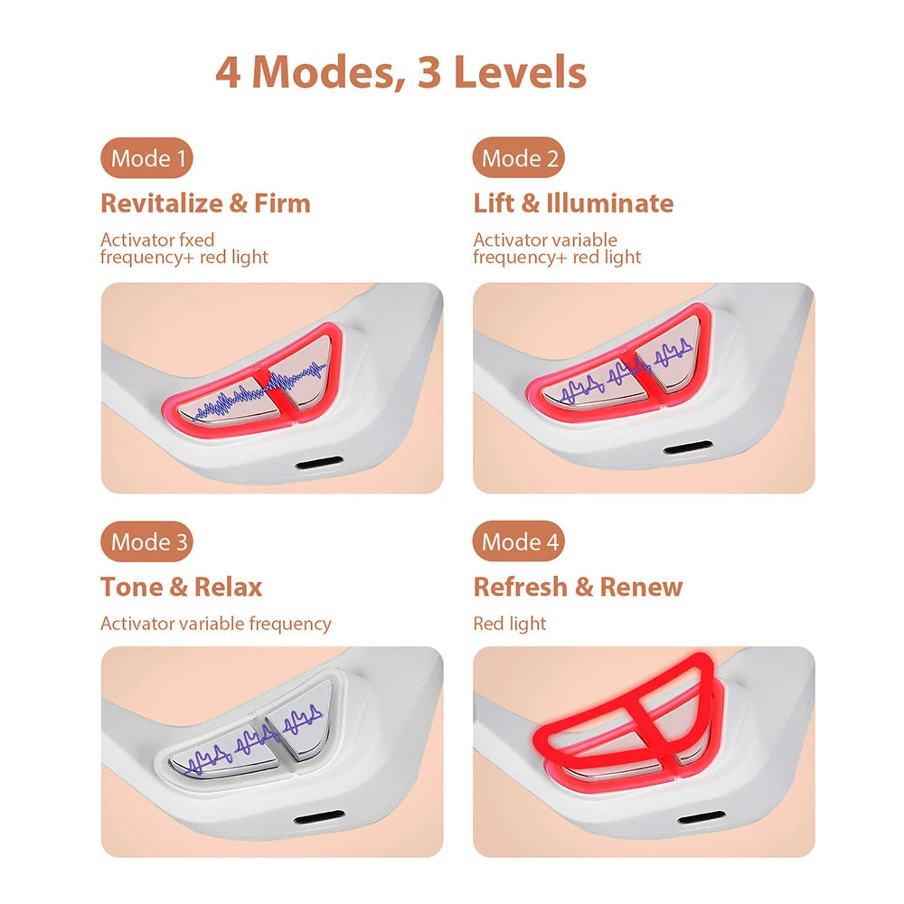 3D Eye Massager – Warming Vibration Therapy for Puffiness & Dark Circles