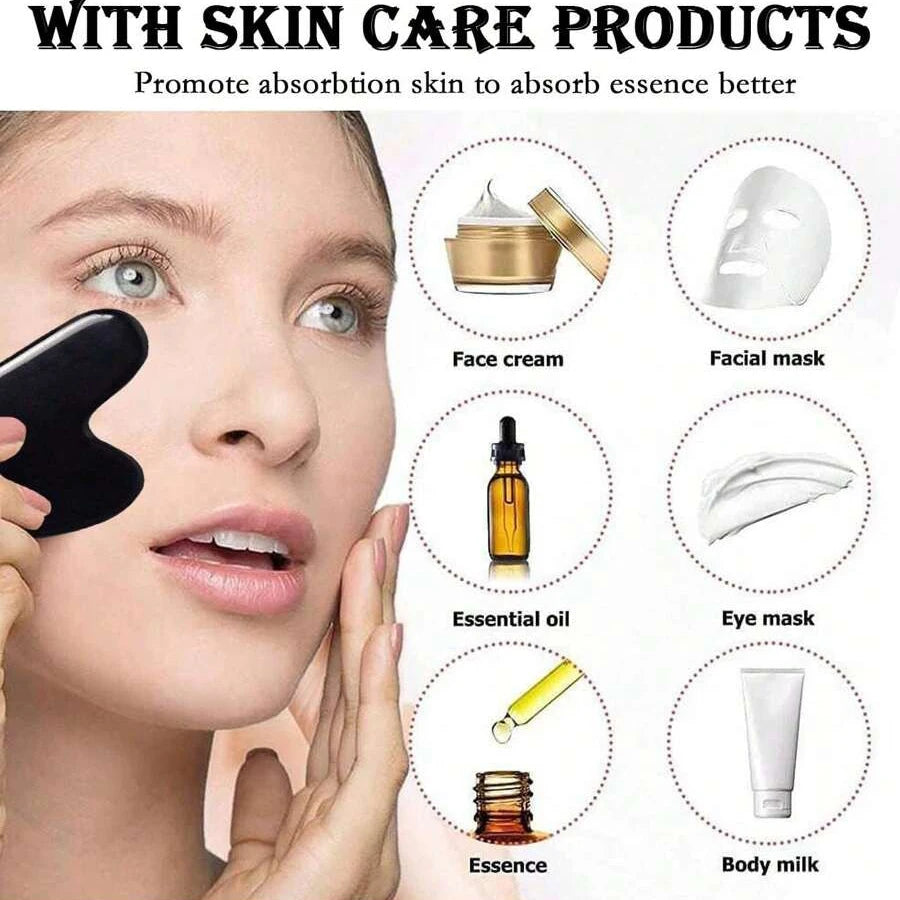Ice Facial Roller & Gua Sha Set – Cooling Skin Contouring Tool