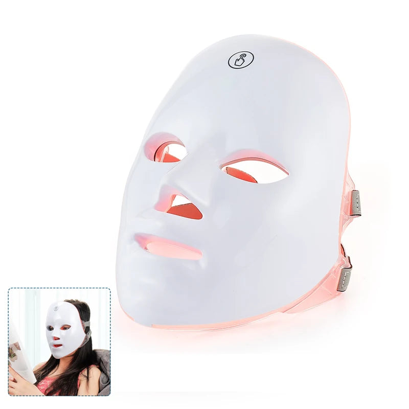 7-Color LED Facial &amp; Neck Toning Device