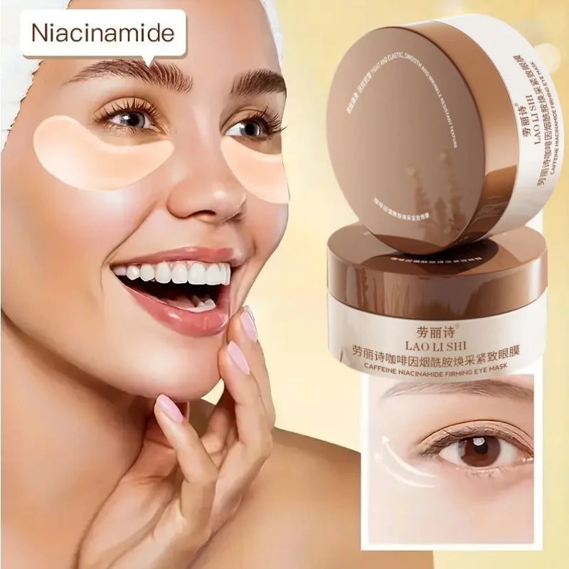 Caffeine &amp; Niacinamide Eye Masks – Box of 60