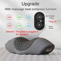 Cervical Neck Traction Pillow – Heated Massage &amp; Stretch