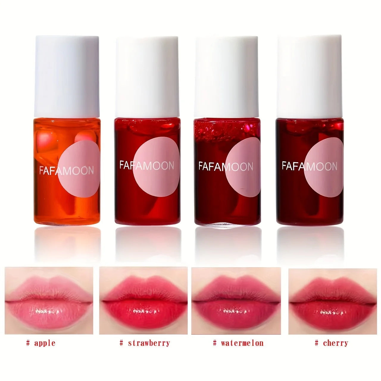 Fruity Lip Tint &amp; Water Gloss – 4 Shade Set