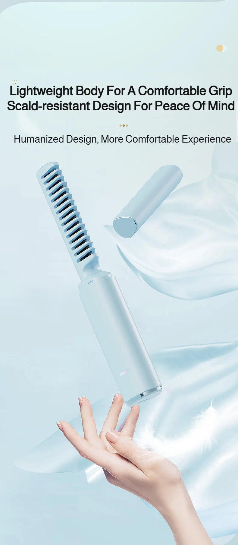 Wireless 2-in-1 Curl & Straighten Iron
