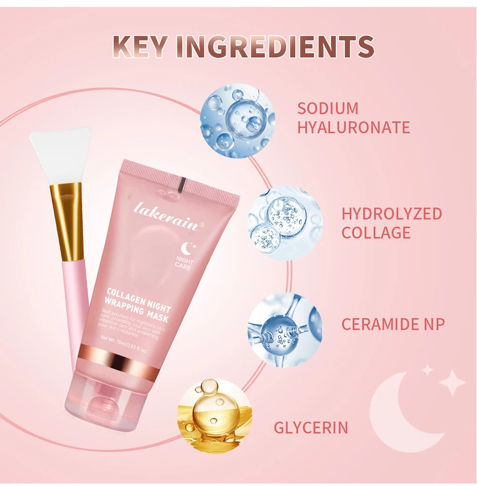 Collagen Face Mask &amp; Brush Set