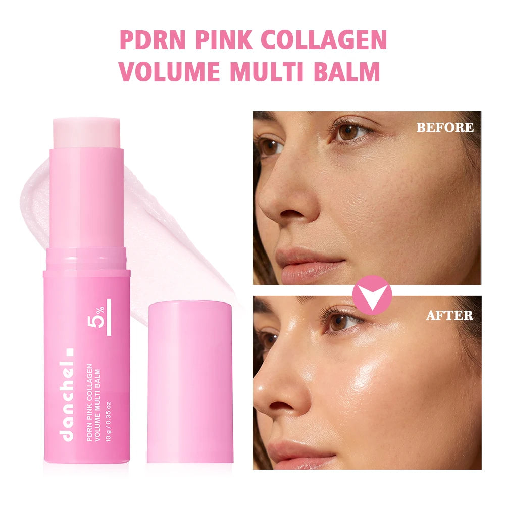PDRN Pink Collagen Volume Balm Stick – Anti-Aging Multi-Use Stick