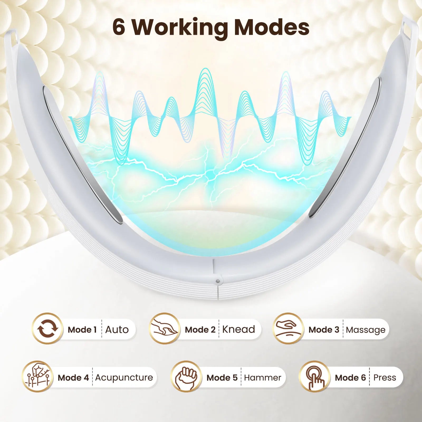 Electric V-Face Lifting Massager – 6 Modes, 8 Intensity Levels