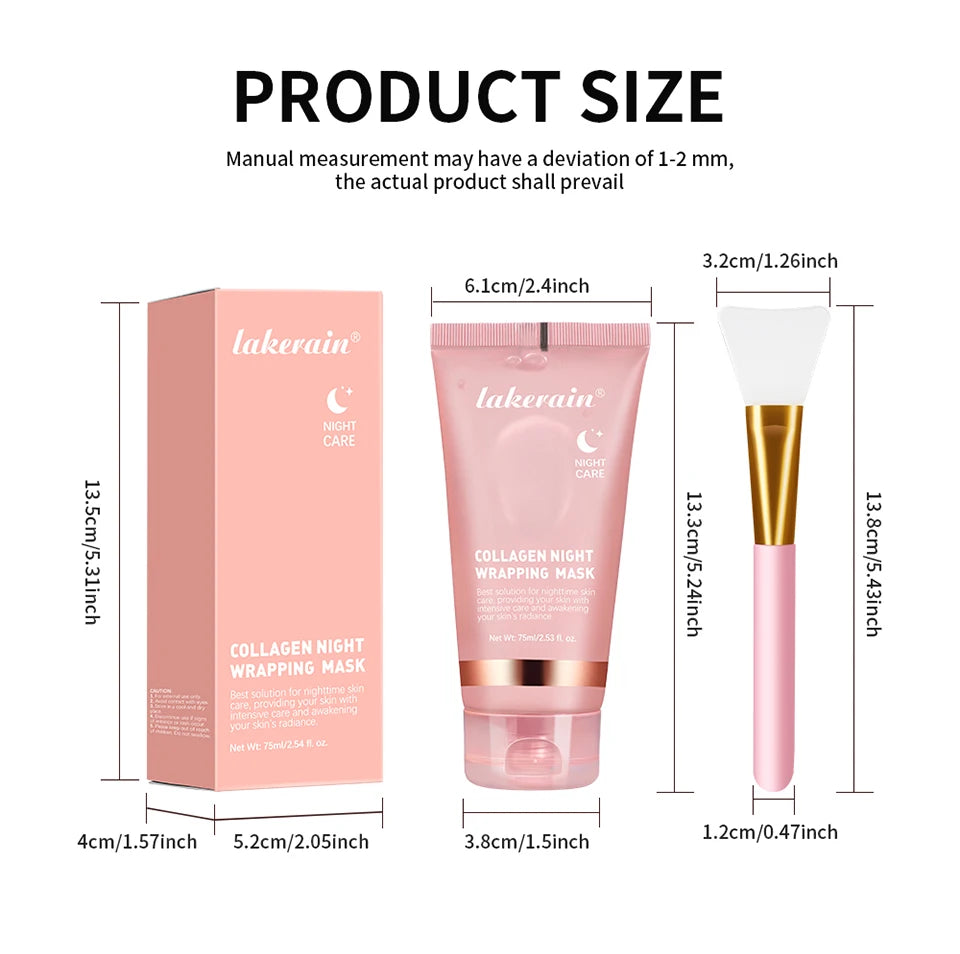 Collagen Face Mask &amp; Brush Set