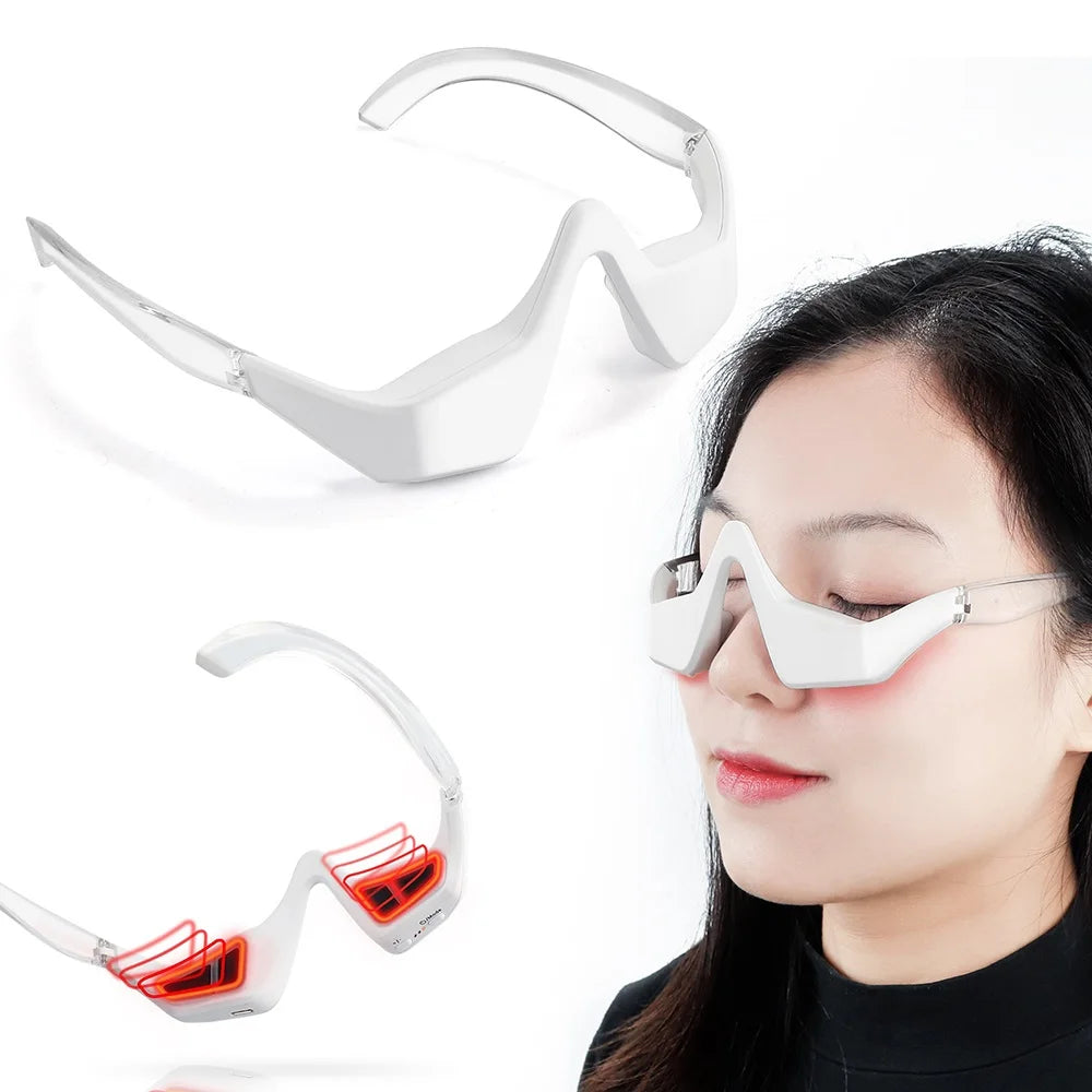 3D Eye Massager – Warming Vibration Therapy for Puffiness & Dark Circles