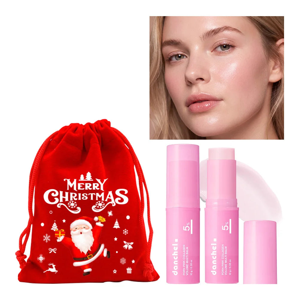 PDRN Pink Collagen Volume Balm Stick – Anti-Aging Multi-Use Stick