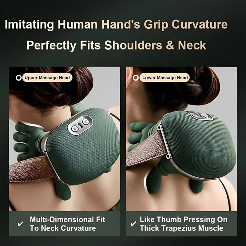 Bionic Shoulder &amp; Neck Massage Shawl – 3-Level Kneading Therapy
