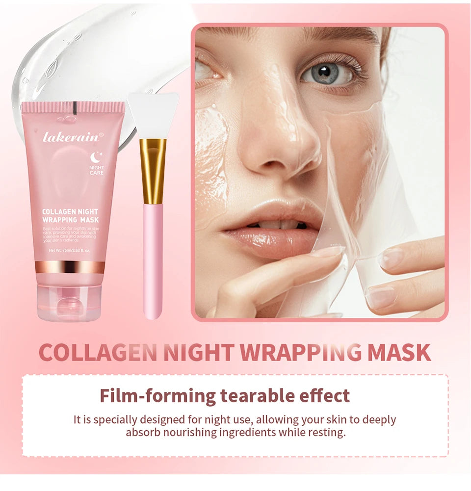 Collagen Face Mask &amp; Brush Set