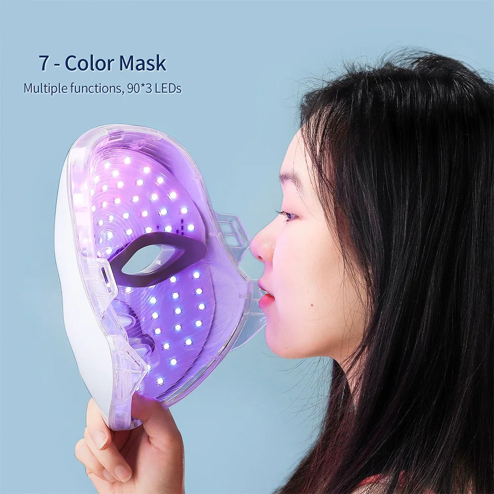 7-Color LED Facial &amp; Neck Toning Device