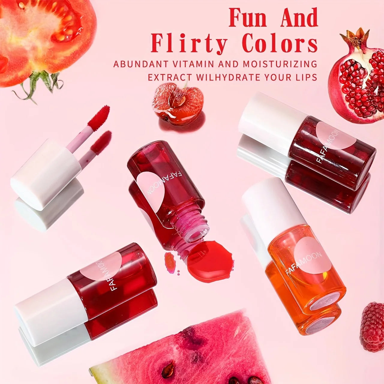 Fruity Lip Tint &amp; Water Gloss – 4 Shade Set