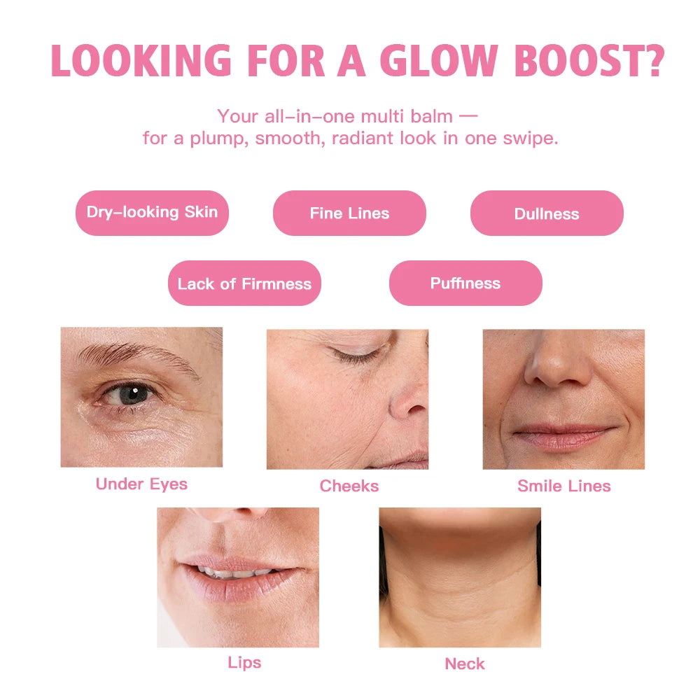 PDRN Pink Collagen Volume Balm Stick – Anti-Aging Multi-Use Stick