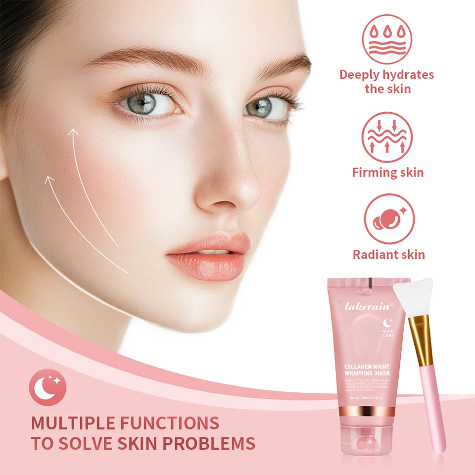 Collagen Face Mask &amp; Brush Set