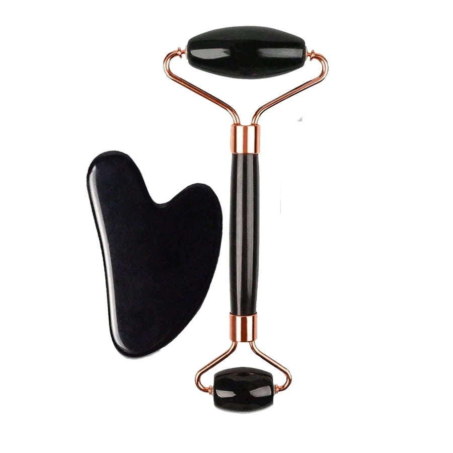 Ice Facial Roller & Gua Sha Set – Cooling Skin Contouring Tool