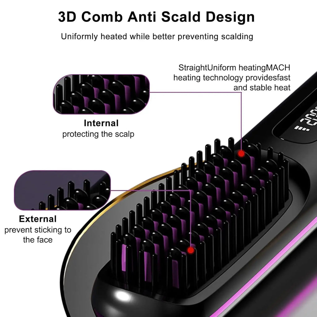 Glide Pro Cordless Straightening Brush