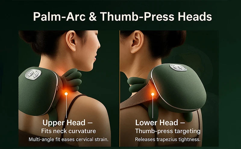 Bionic Shoulder &amp; Neck Massage Shawl – 3-Level Kneading Therapy