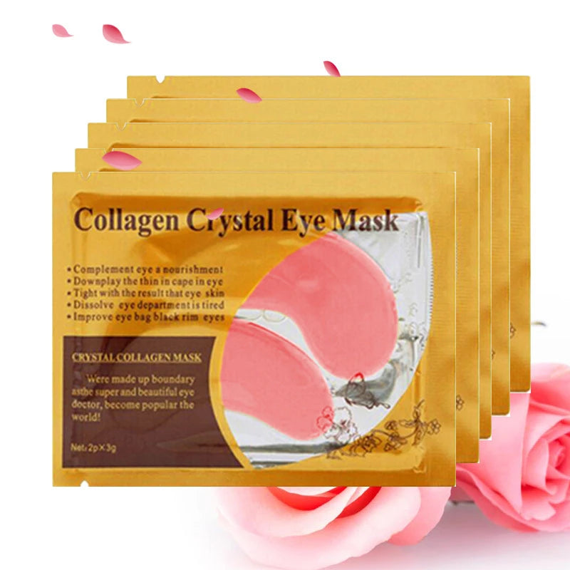 Gold Collagen Crystal Eye Mask – 10 Pairs Anti-Aging Patches